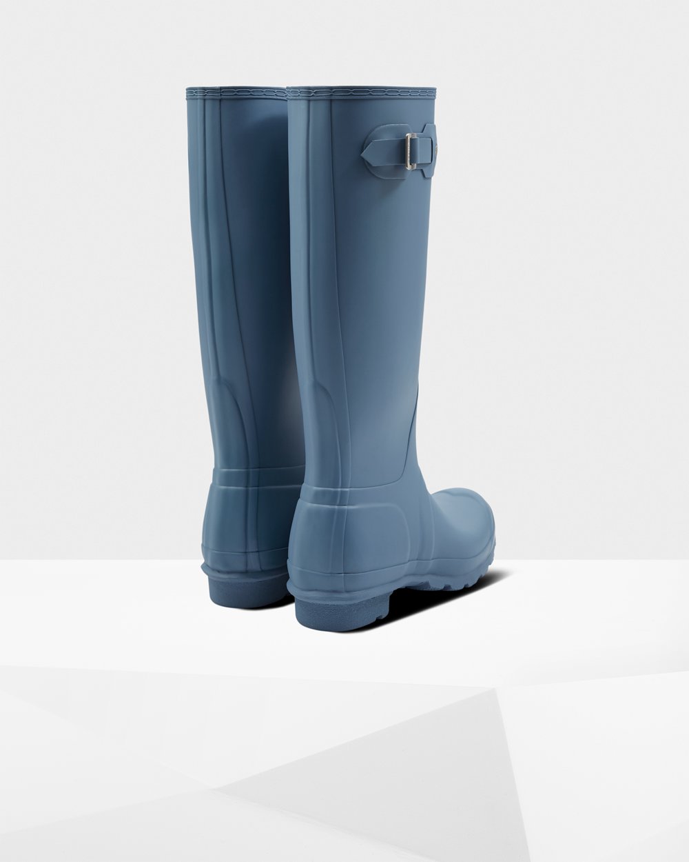 Hunter Original Tall Rain Boots - Shop Online Womens Blue - DZCJUV280